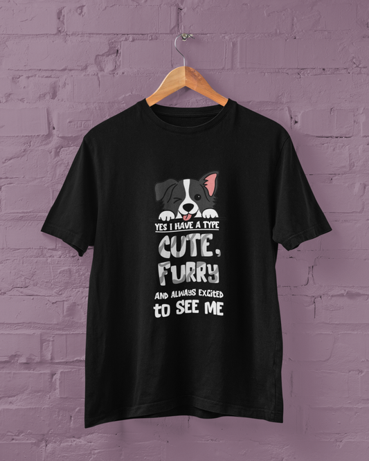 CUTE, FURRY - UNISEX T-SHIRT